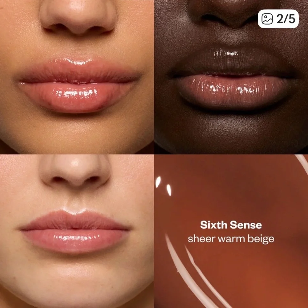 Kosas Lip Plumper Gloss in Neutral Brown-Pink BNIB